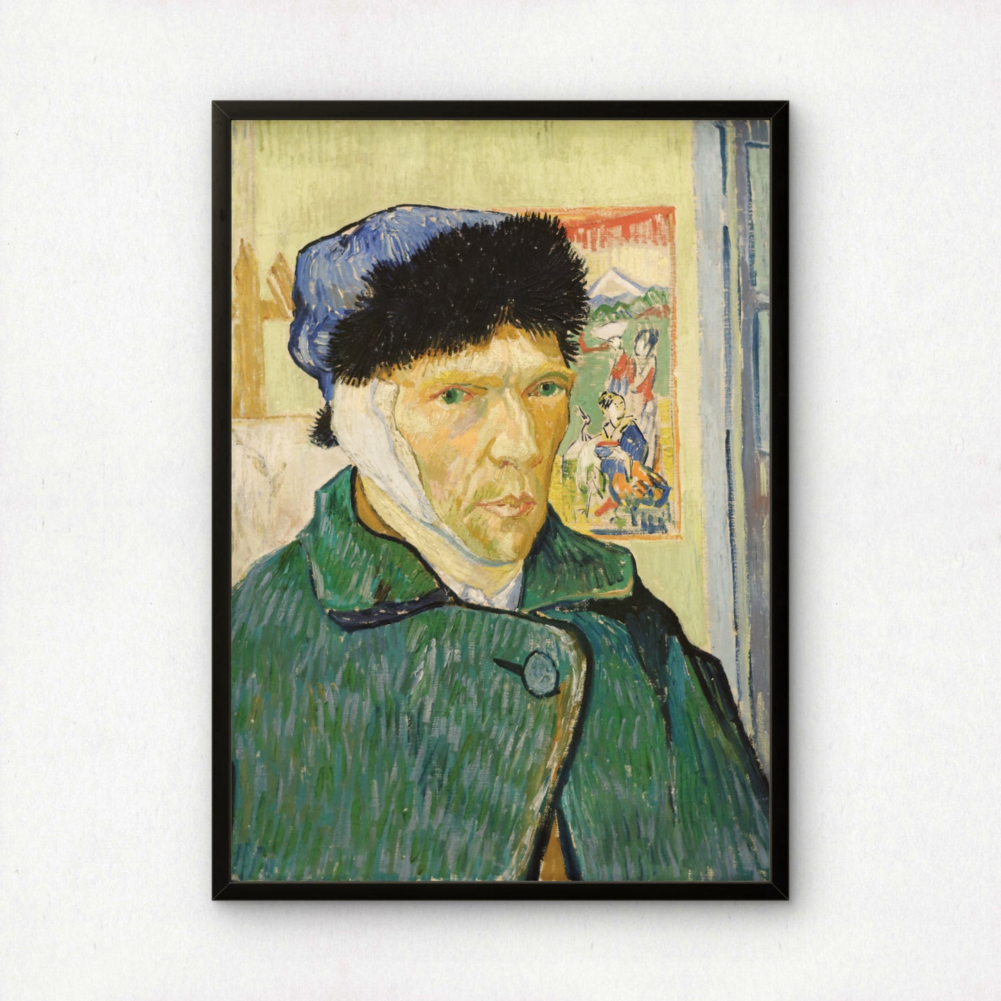 Self-Portrait with a Bandaged Ear (1889) by Vincent Van Gogh | Premium Giclée Art Print | Museum Quality Wall Art