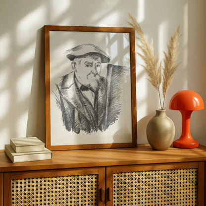 Self-Portrait by Paul Cezanne Print | Premium Giclee Art Print | Post-Impressionist Wall Art | Museum Quality Reproduction | Fine Art Print