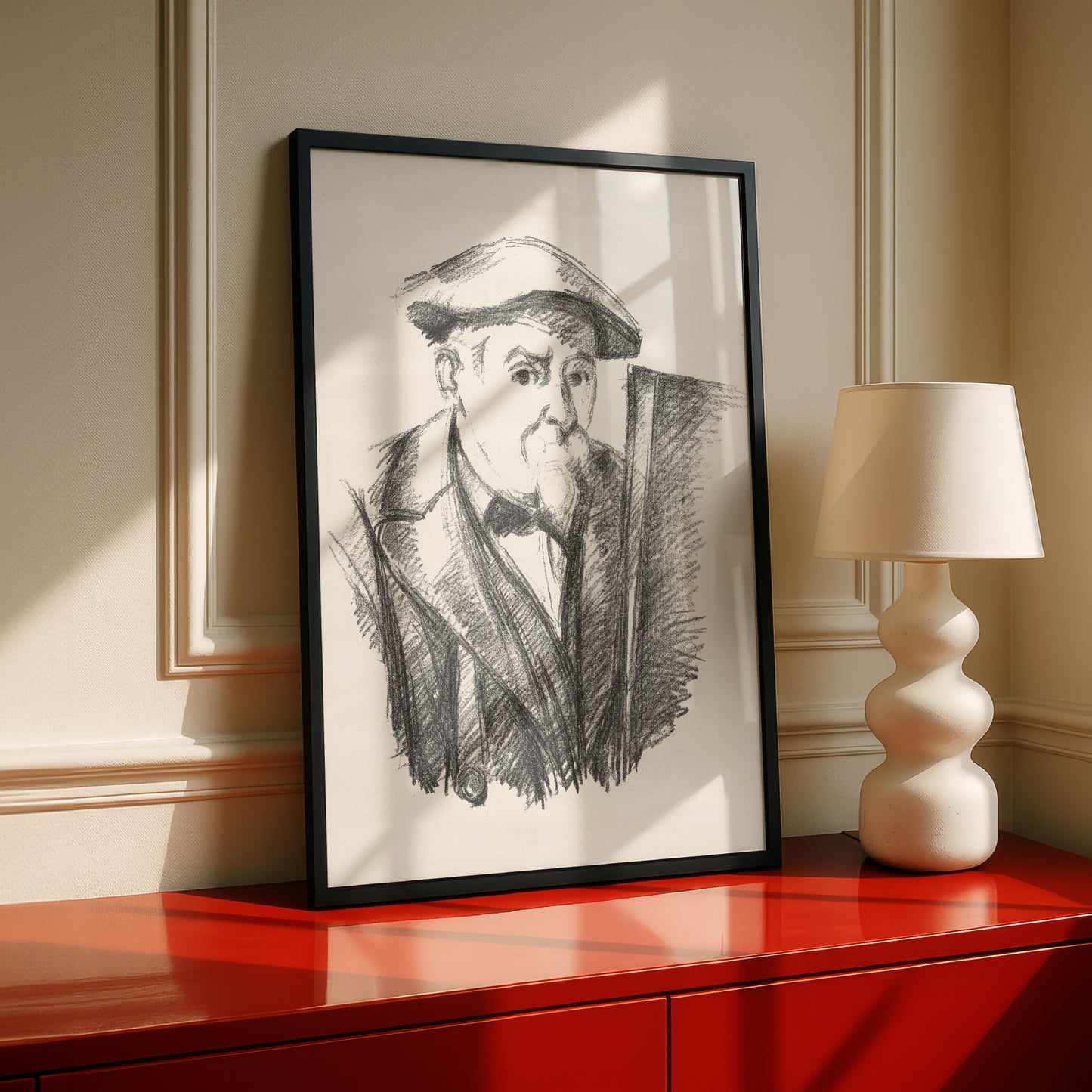 Self-Portrait by Paul Cezanne Print | Premium Giclee Art Print | Post-Impressionist Wall Art | Museum Quality Reproduction | Fine Art Print