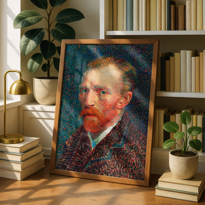 Self-Portrait (1887) Red Specks by Vincent Van Gogh | Premium Giclée Art Print | Museum Quality Wall Art