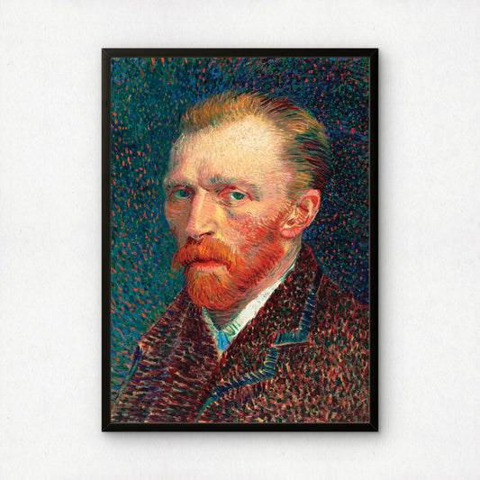 Self-Portrait (1887) Red Specks by Vincent Van Gogh | Premium Giclée Art Print | Museum Quality Wall Art