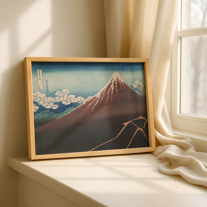 Shower Below the Summit by Katsushika Hokusai | Premium Art Print