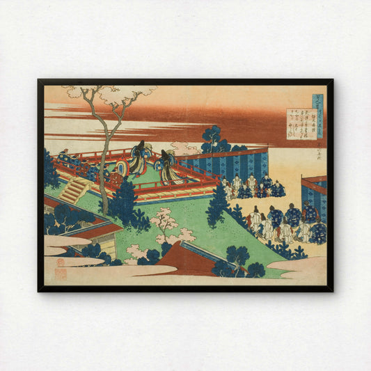 Sojo Henjo, Twelfth Poet by Katsushika Hokusai | Premium Art Print