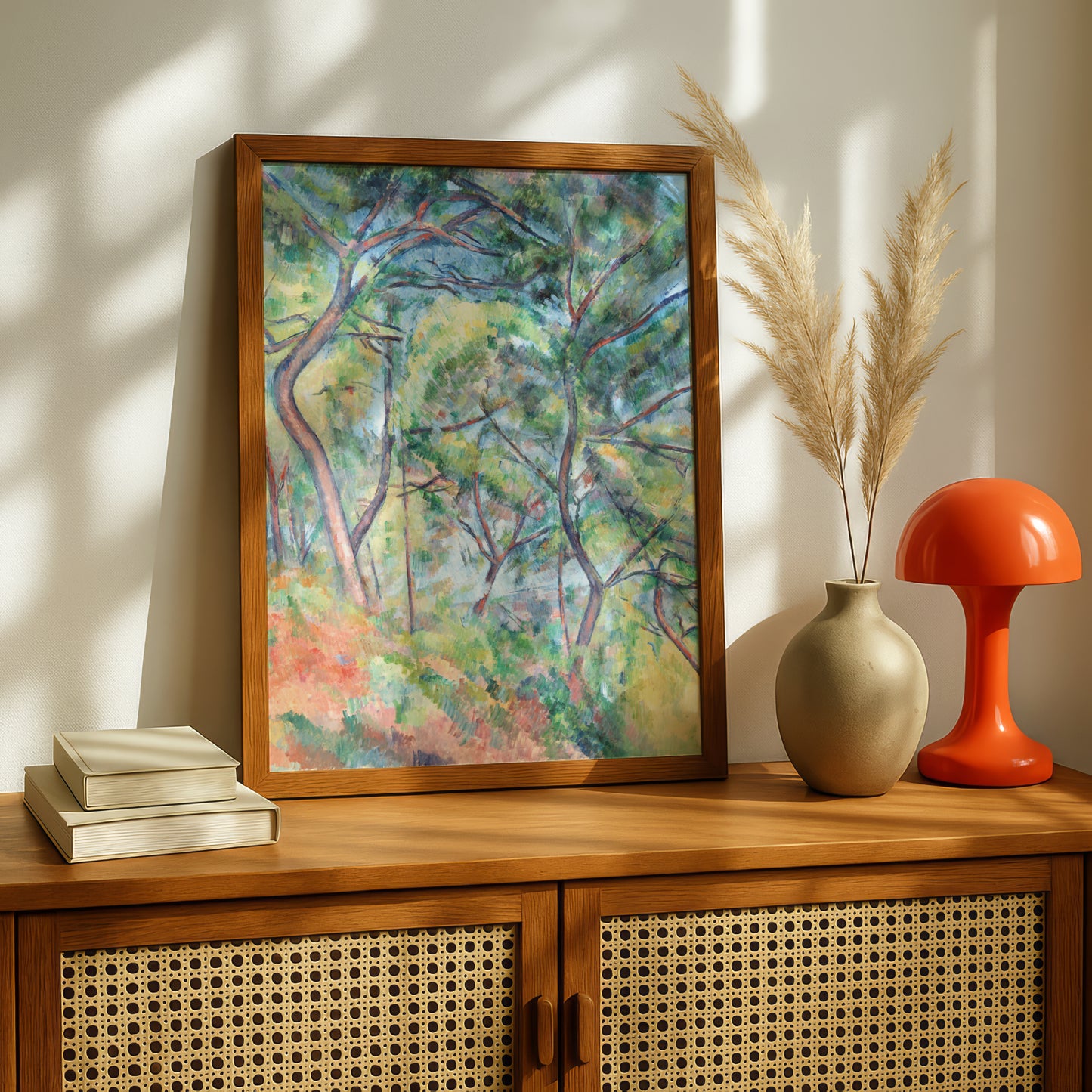 Sous-Bois by Paul Cezanne Print | Forest Artwork | Premium Giclee Art Print | Post-Impressionist Wall Art | Museum Quality Reproduction