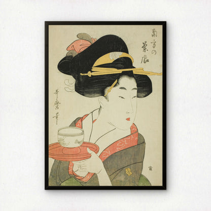 Southern Teahouse by Kitagawa Utamaro | Premium Art Print