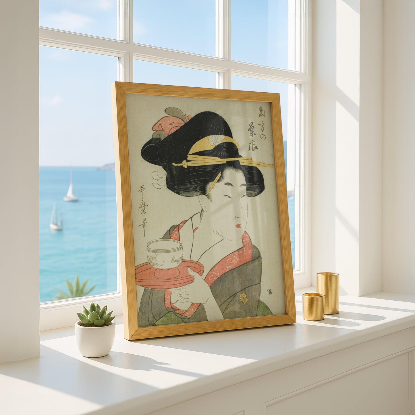 Southern Teahouse by Kitagawa Utamaro | Premium Art Print