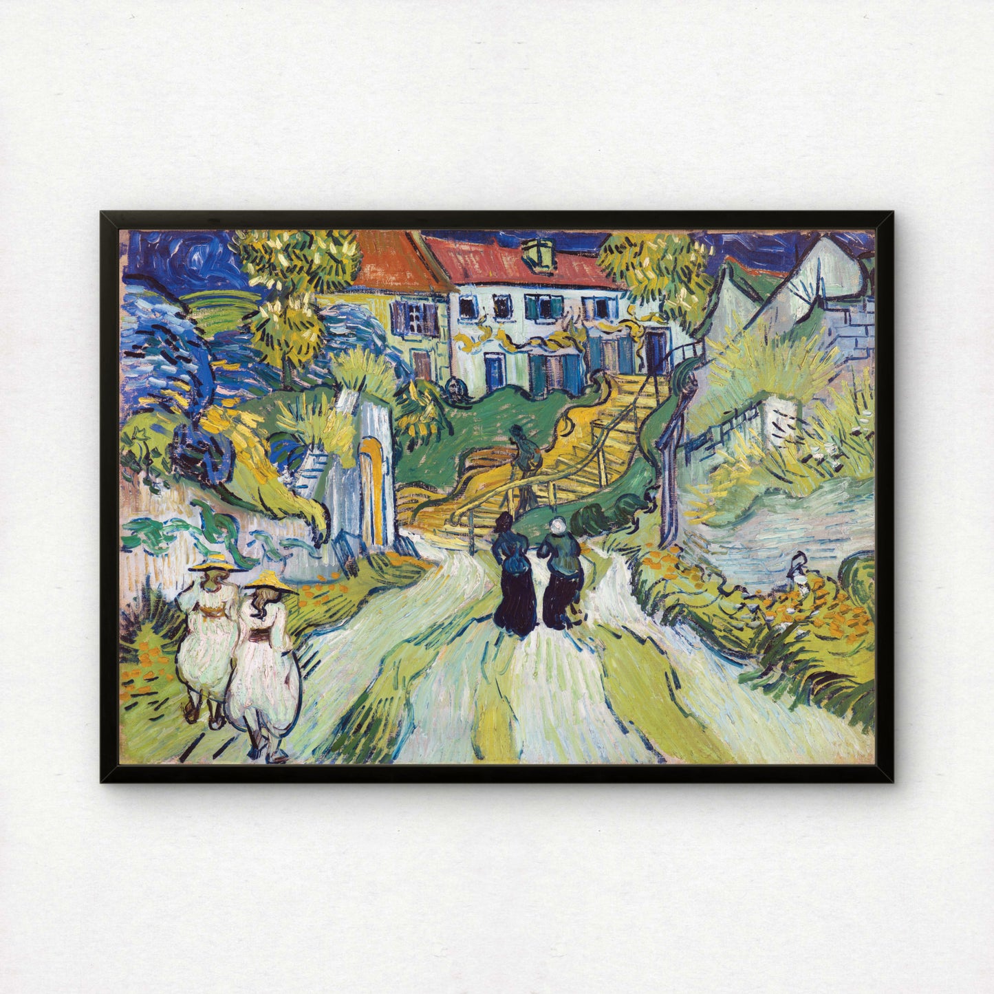 Stairway at Auvers by Vincent Van Gogh | Premium Giclée Art Print | Museum Quality Wall Art