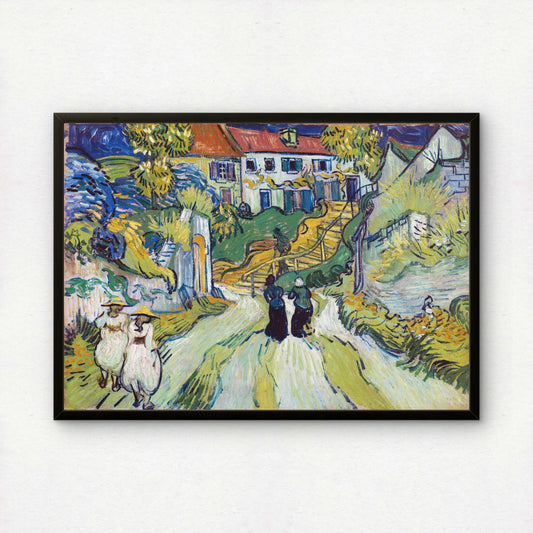 Stairway at Auvers by Vincent Van Gogh | Premium Giclée Art Print | Museum Quality Wall Art