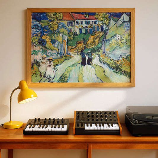 Stairway at Auvers by Vincent Van Gogh | Premium Giclée Art Print | Museum Quality Wall Art