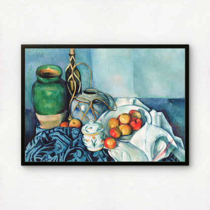 Still Life with Apples by Paul Cezanne Print | Premium Giclee Art Print | Post-Impressionist Wall Art | Museum Quality Reproduction | Fine Art Print