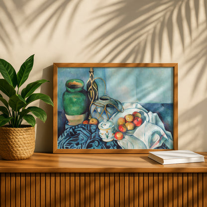 Still Life with Apples by Paul Cezanne Print | Premium Giclee Art Print | Post-Impressionist Wall Art | Museum Quality Reproduction | Fine Art Print