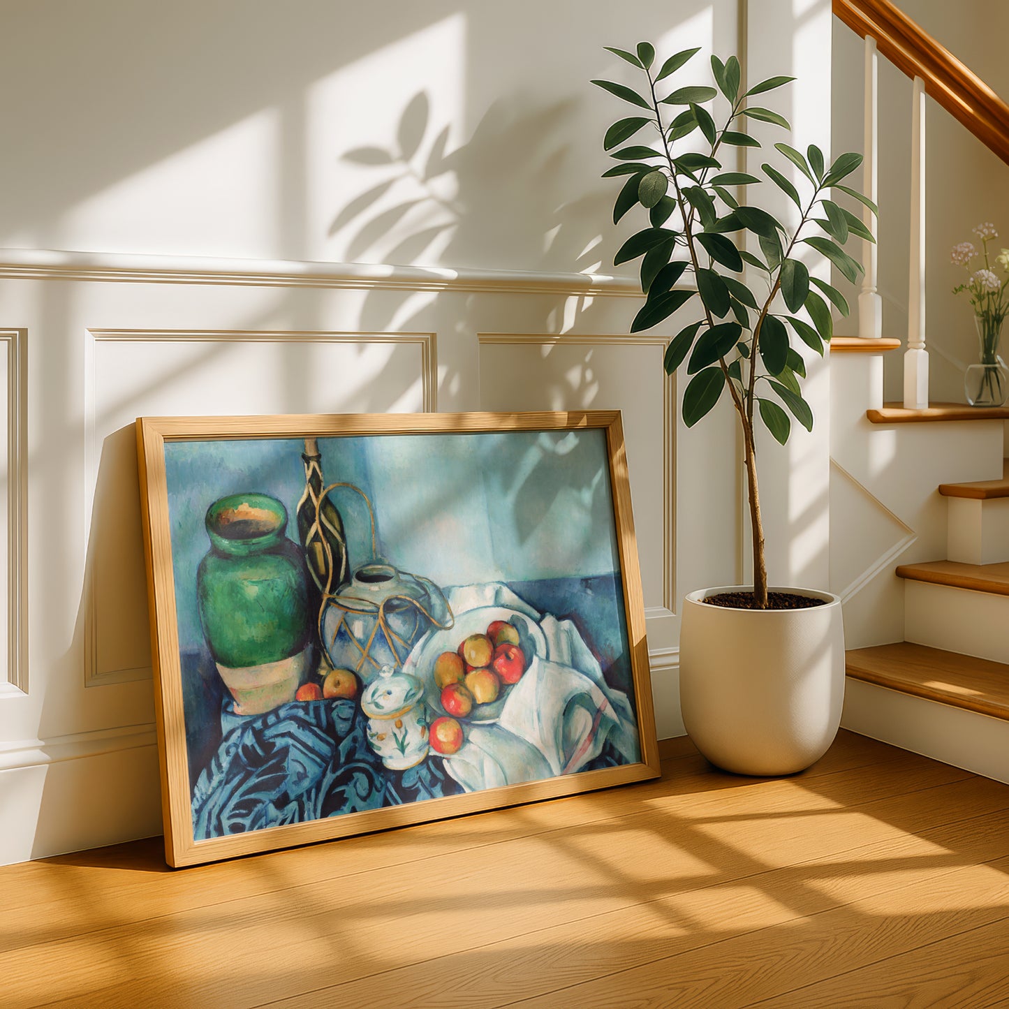 Still Life with Apples by Paul Cezanne Print | Premium Giclee Art Print | Post-Impressionist Wall Art | Museum Quality Reproduction | Fine Art Print