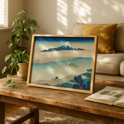Tama River in Musashi Province by Katsushika Hokusai | Premium Art Print