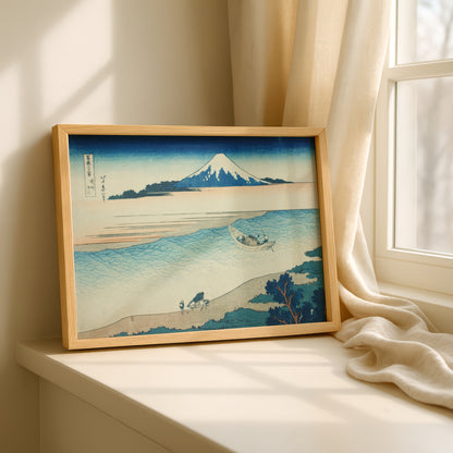 Tama River in Musashi Province by Katsushika Hokusai | Premium Art Print