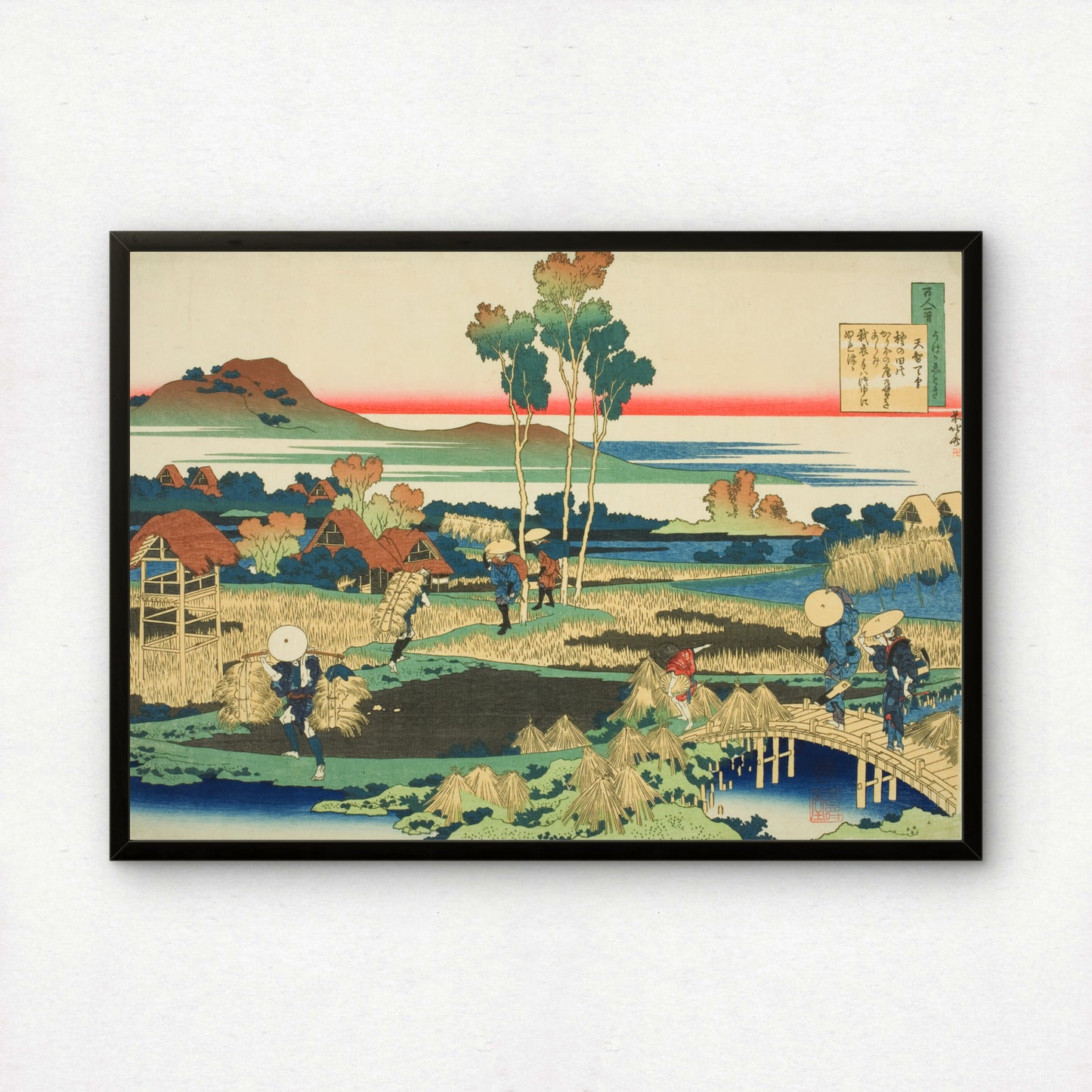 Tenji Tenno (The Emperor Tenji) by Katsushika Hokusai | Premium Art Print