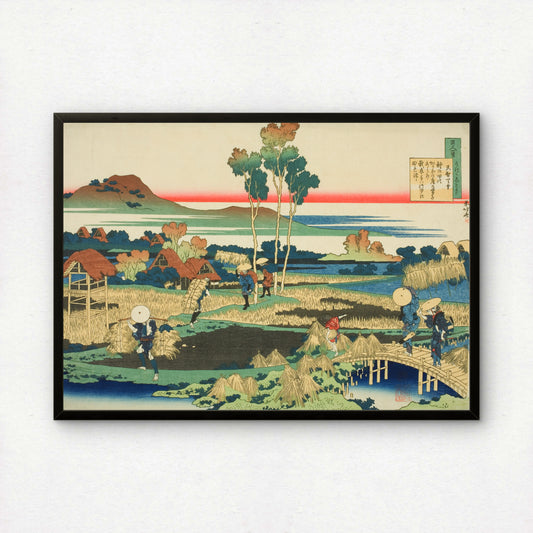 Tenji Tenno (The Emperor Tenji) by Katsushika Hokusai | Premium Art Print