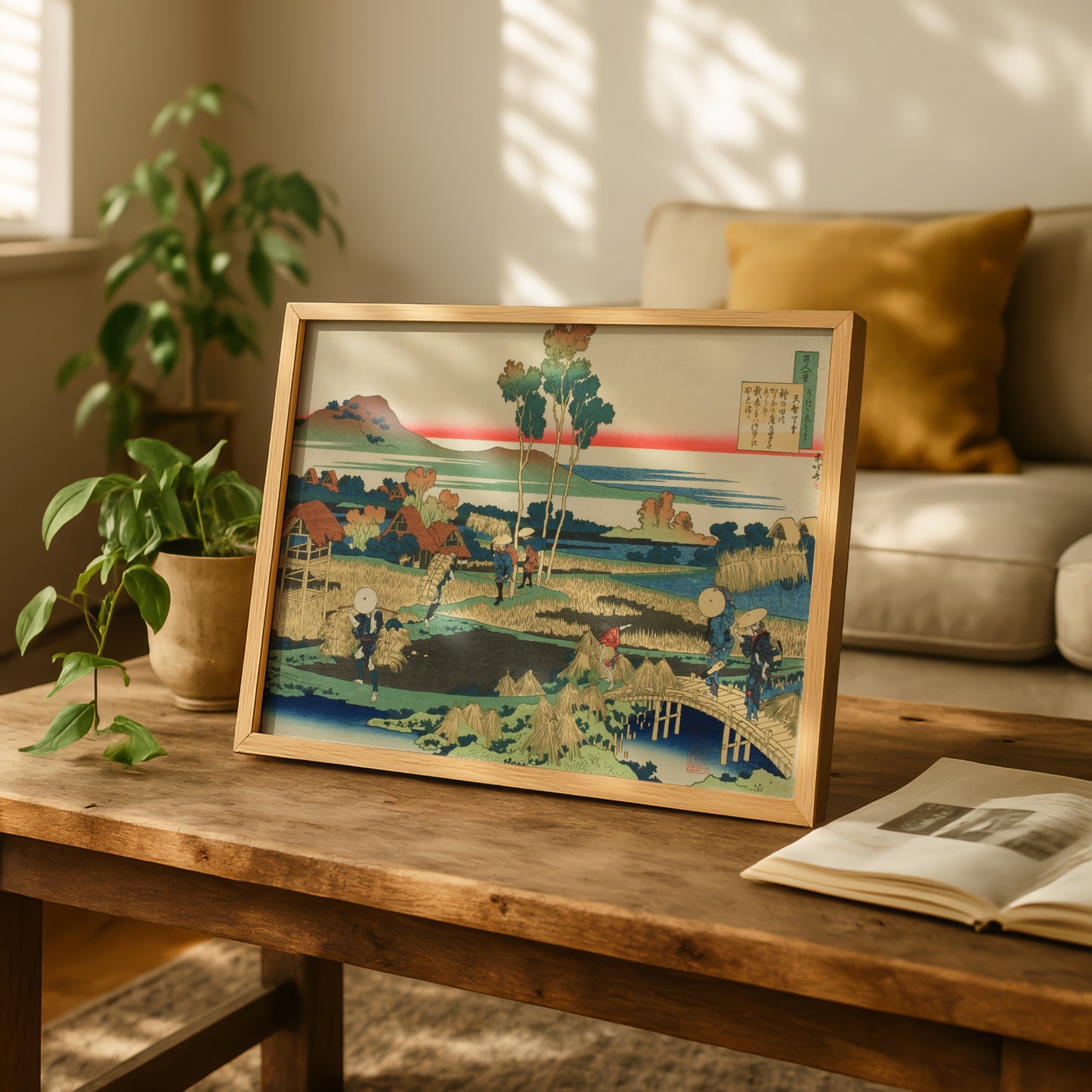 Tenji Tenno (The Emperor Tenji) by Katsushika Hokusai | Premium Art Print