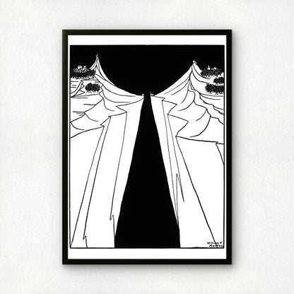 The Gap by William T Horton | Premium B&W Art Print