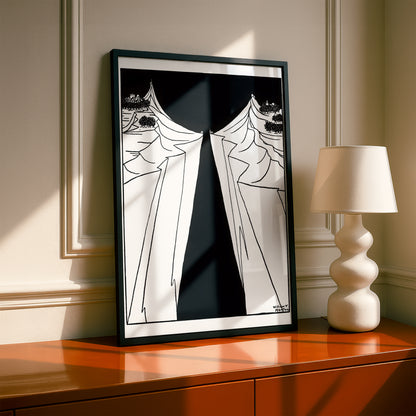 The Gap by William T Horton | Premium B&W Art Print