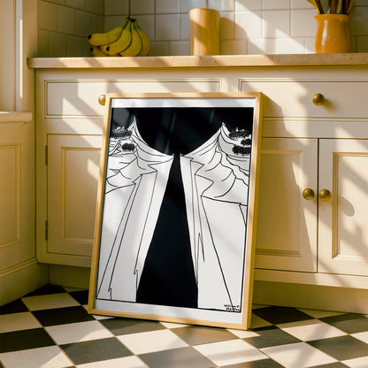 The Gap by William T Horton | Premium B&W Art Print