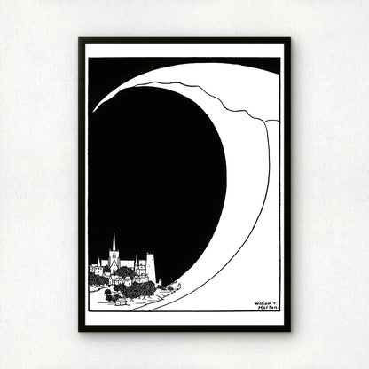 The Wave by William T Horton | Premium B&W Art Print