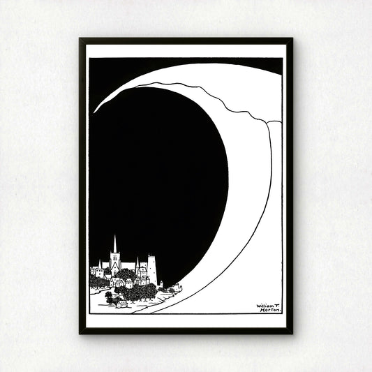 The Wave by William T Horton | Premium B&W Art Print