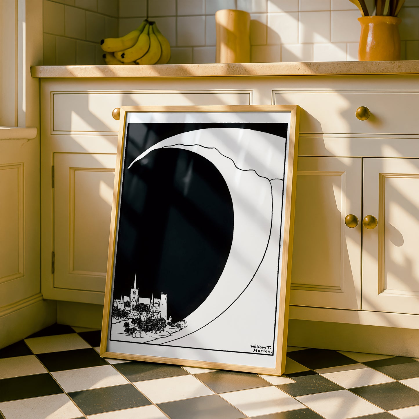 The Wave by William T Horton | Premium B&W Art Print