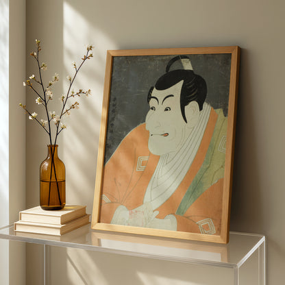 The Actor Ichikawa Ebizo IV as Takemura Sadanoshin by Toshusai Sharaku | Premium Art Print