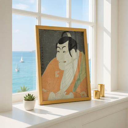 The Actor Ichikawa Ebizo IV as Takemura Sadanoshin by Toshusai Sharaku | Premium Art Print
