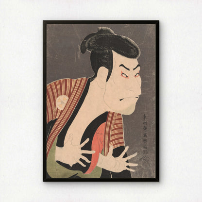 The Actor Otani Oniji III as Edobei by Toshusai Sharaku | Premium Art Print