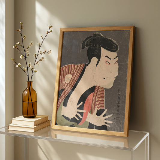 The Actor Otani Oniji III as Edobei by Toshusai Sharaku | Premium Art Print