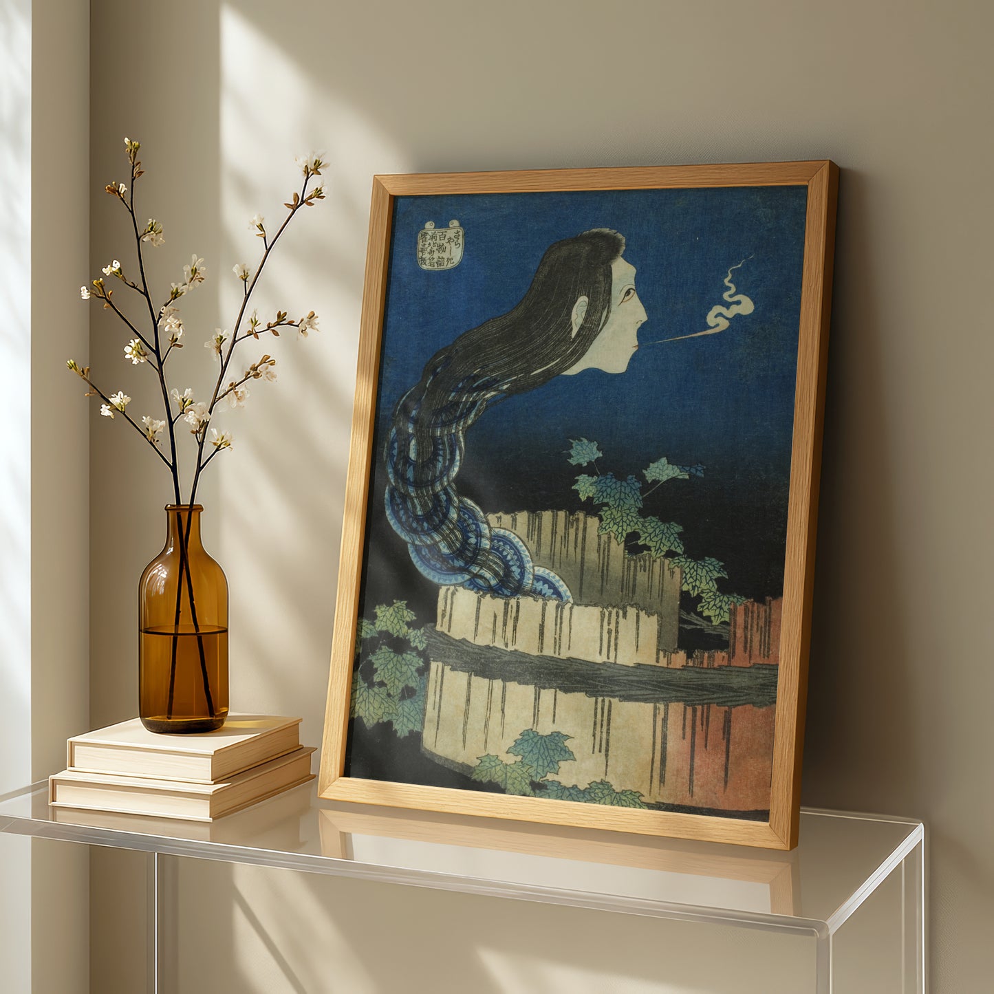 The Mansion of the Plates by Katsushika Hokusai | Premium Art Print