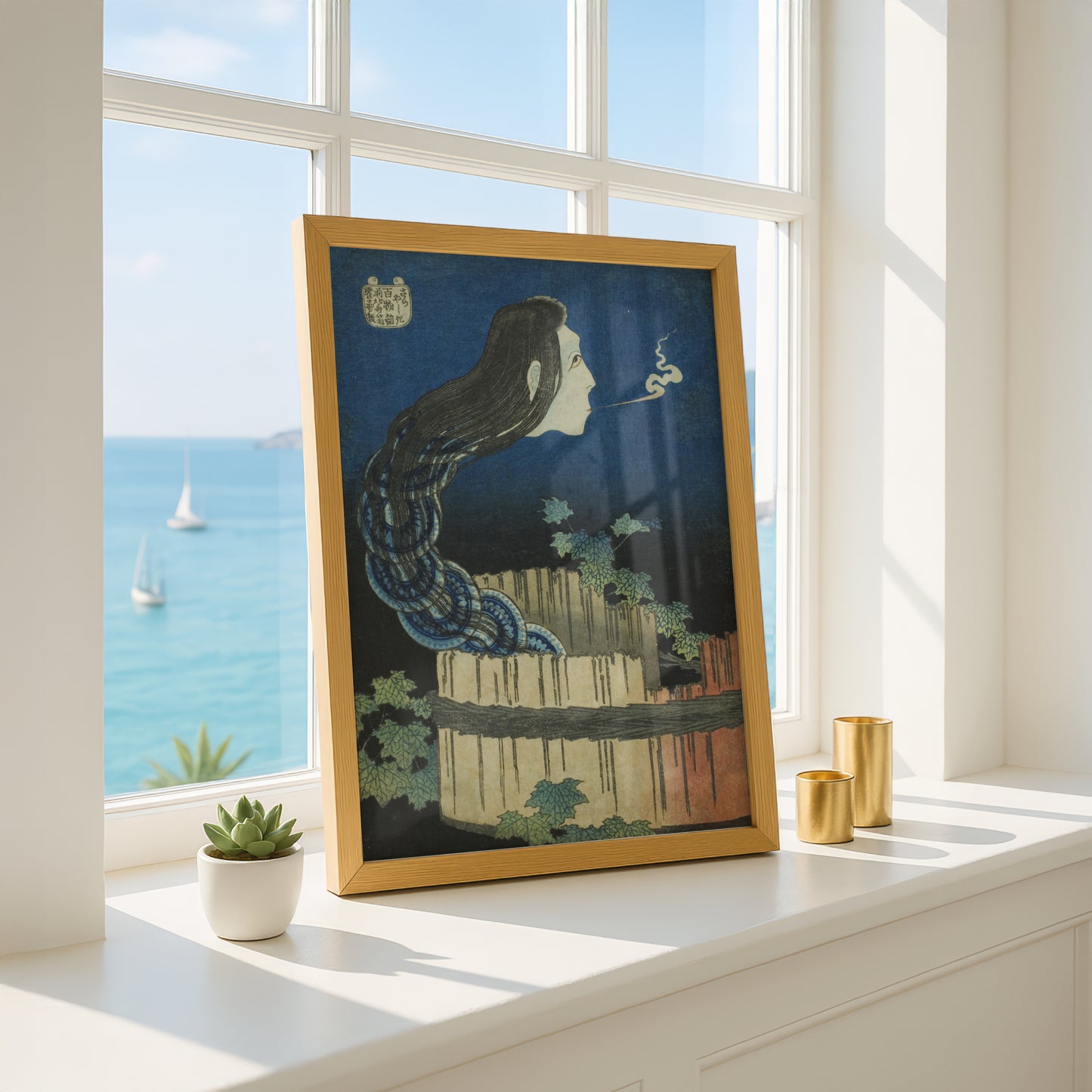 The Mansion of the Plates by Katsushika Hokusai | Premium Art Print