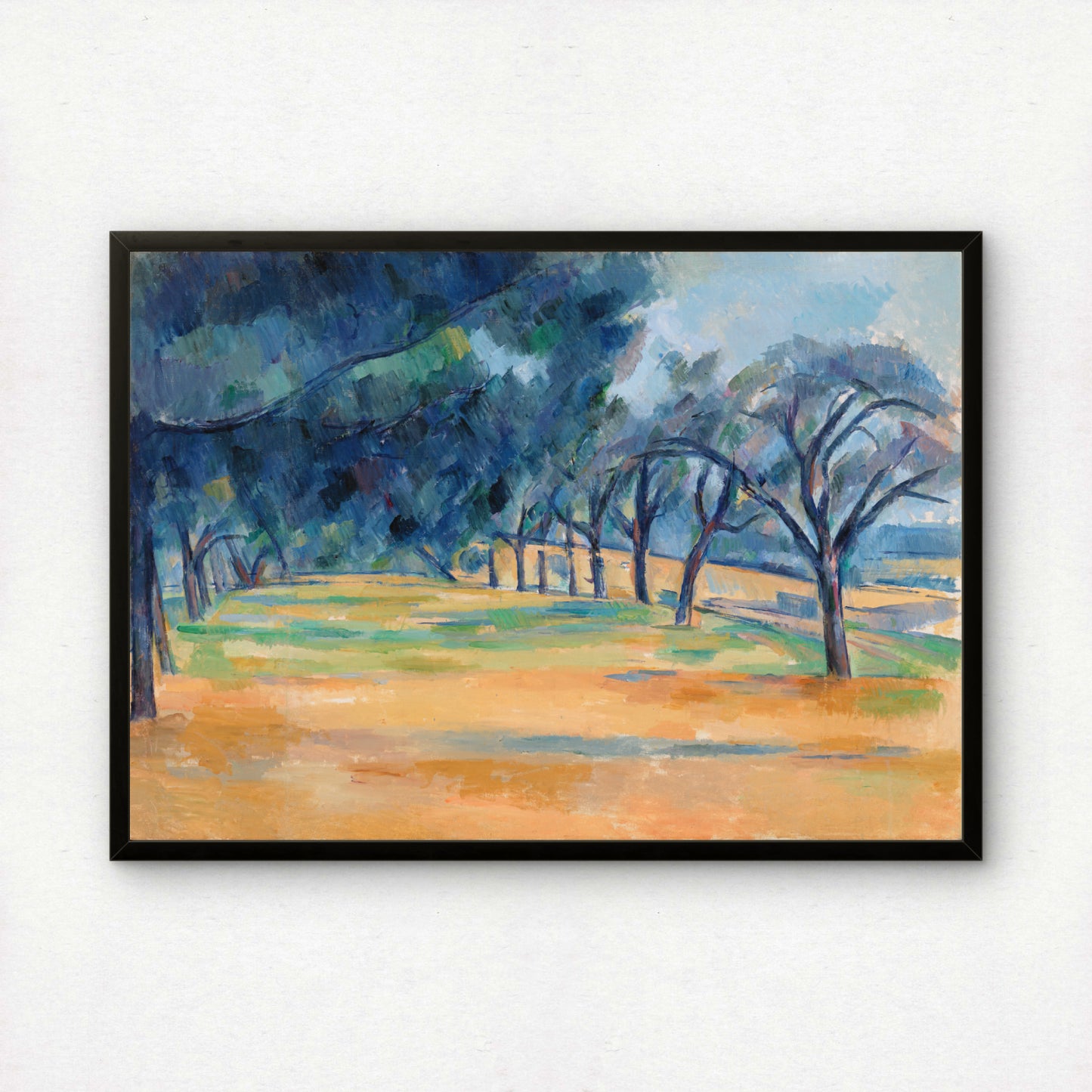 The Allée at Marines by Paul Cezanne Print | Premium Giclee Art Print | Post-Impressionist Wall Art | Museum Quality Reproduction | Fine Art Print