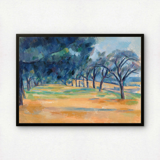 The Allée at Marines by Paul Cezanne Print | Premium Giclee Art Print | Post-Impressionist Wall Art | Museum Quality Reproduction | Fine Art Print