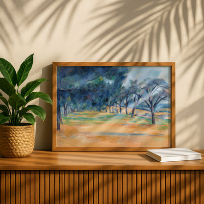 The Allée at Marines by Paul Cezanne Print | Premium Giclee Art Print | Post-Impressionist Wall Art | Museum Quality Reproduction | Fine Art Print