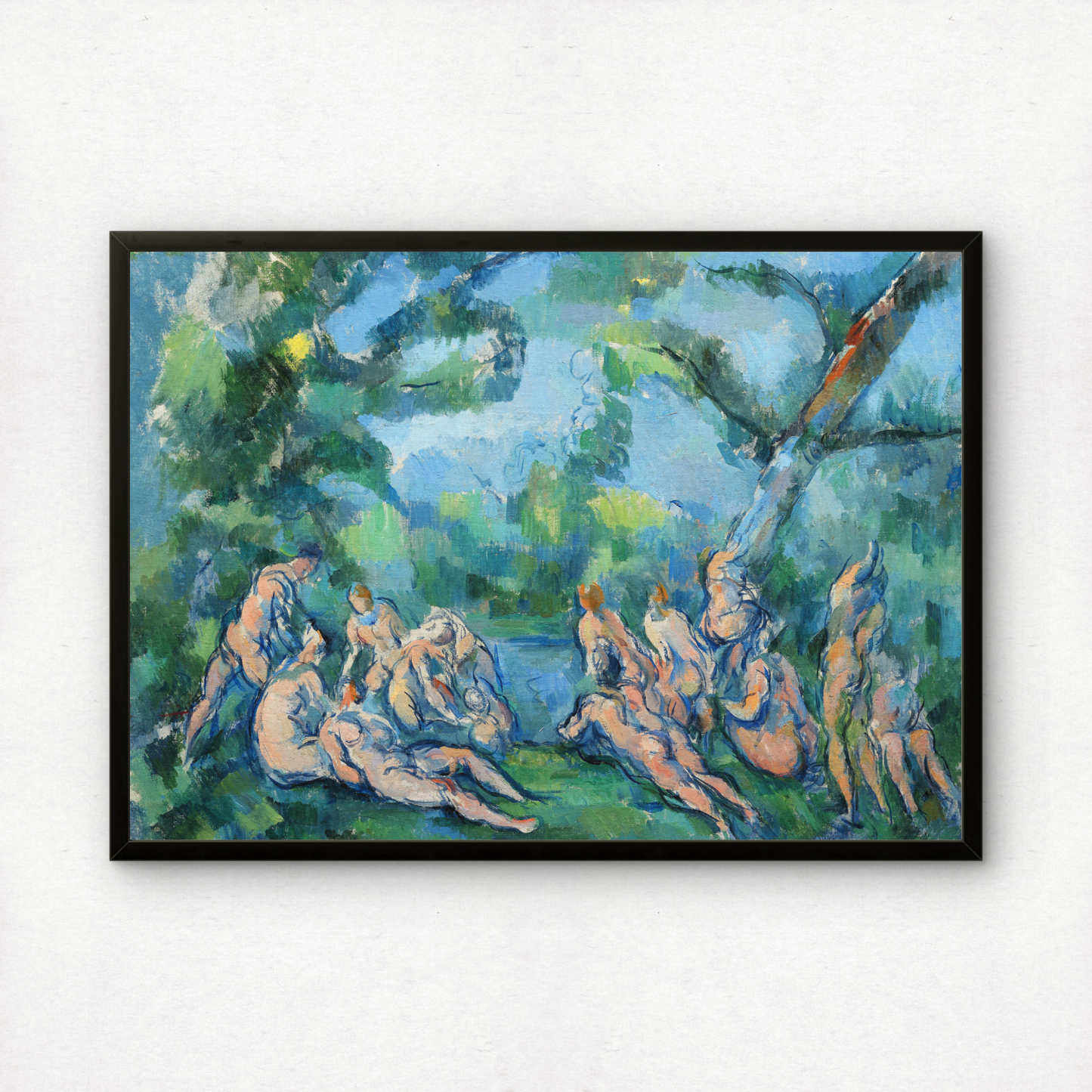 The Bathers by Paul Cezanne Print | Premium Giclee Art Print | Post-Impressionist Wall Art | Museum Quality Reproduction | Fine Art Print