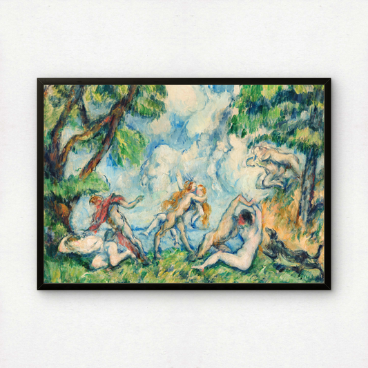 The Battle of Love by Paul Cezanne Print | Premium Giclee Art Print | Post-Impressionist Wall Art | Museum Quality Reproduction | Fine Art Print