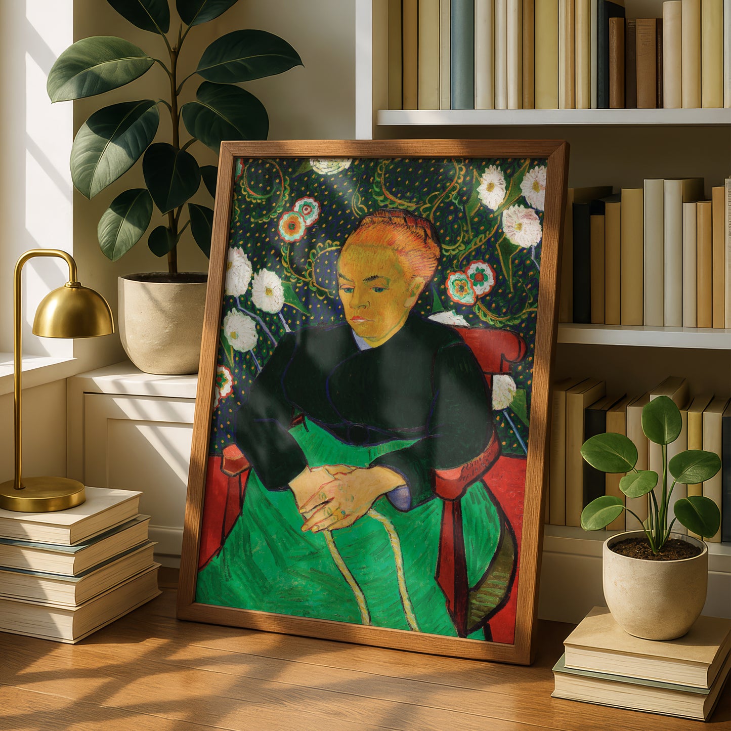 The Berceuse, Woman Rocking a Cradle by Vincent Van Gogh | Premium Giclée Art Print | Museum Quality Wall Art