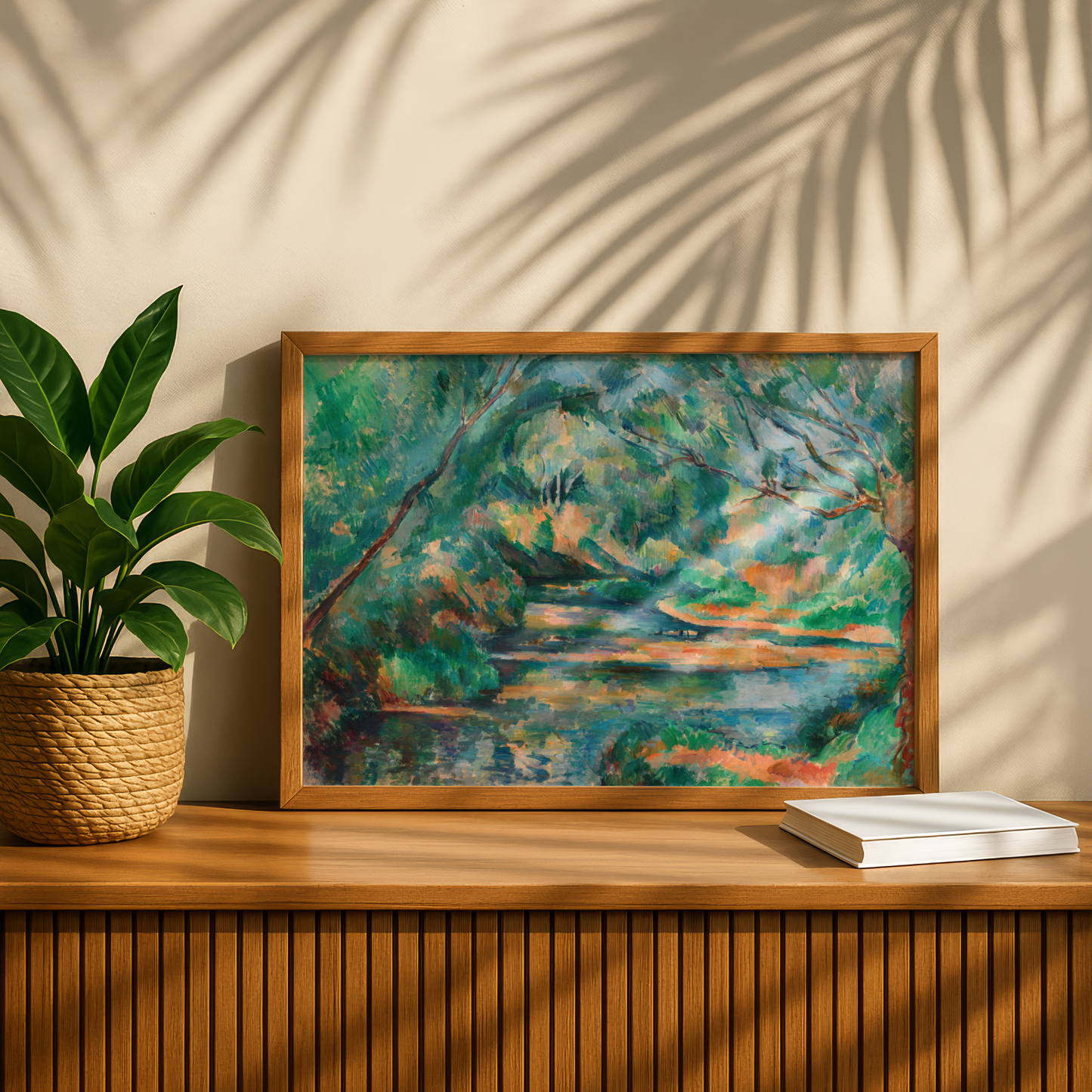 The Brook by Paul Cezanne Print | Premium Giclee Art Print | Post-Impressionist Wall Art | Museum Quality Reproduction | Fine Art Print