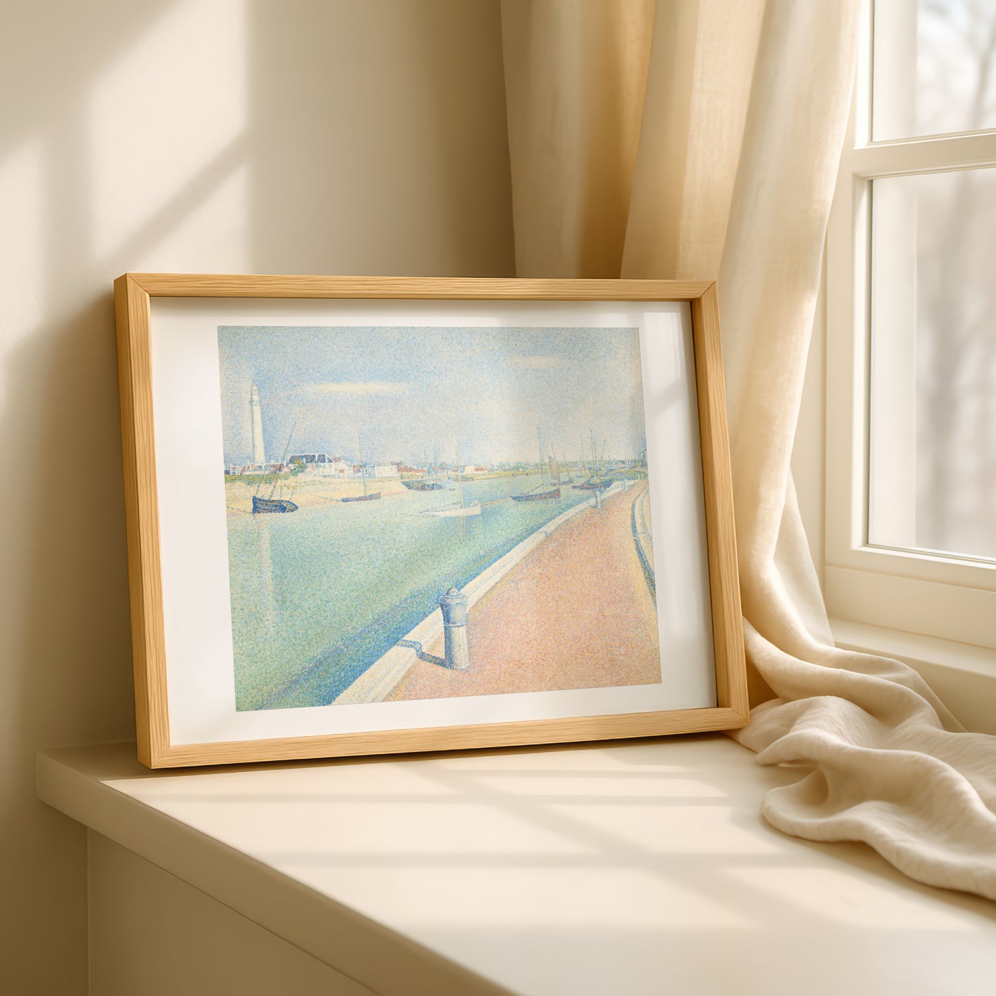 The Channel of Gravelines, Petit Fort Philippe by Georges Seurat | Fine Art Print