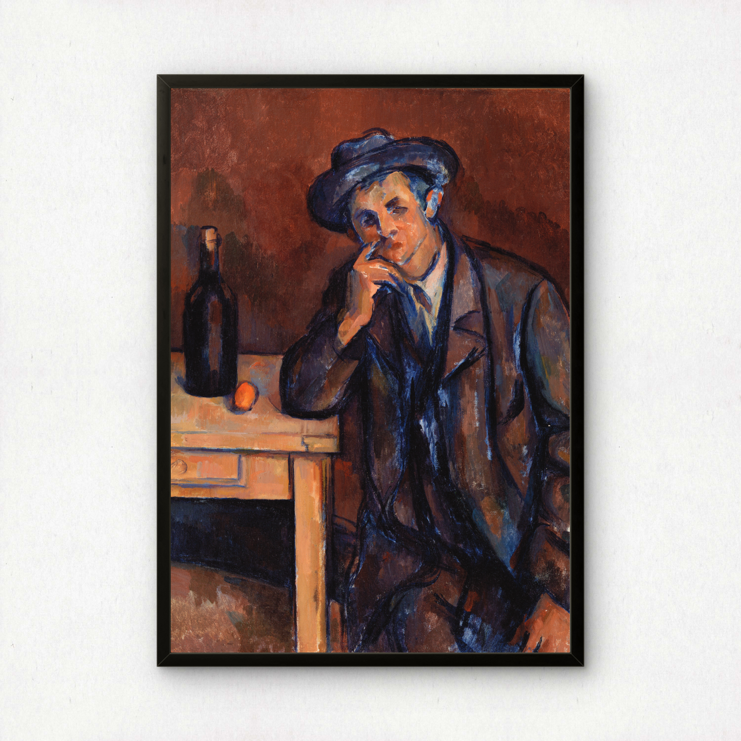 The Drinker by Paul Cezanne Print | Premium Giclee Art Print | Post-Impressionist Wall Art | Museum Quality Reproduction | Fine Art Print