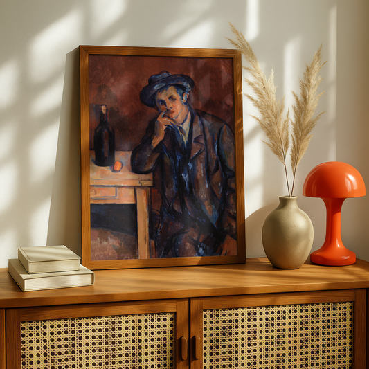 The Drinker by Paul Cezanne Print | Premium Giclee Art Print | Post-Impressionist Wall Art | Museum Quality Reproduction | Fine Art Print
