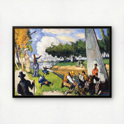 The Fishermen by Paul Cezanne Print | Premium Giclee Art Print | Post-Impressionist Wall Art | Museum Quality Reproduction | Fine Art Print