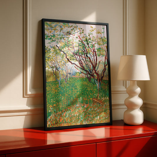 The Flowering Orchard by Vincent Van Gogh | Premium Giclée Art Print | Museum Quality Wall Art