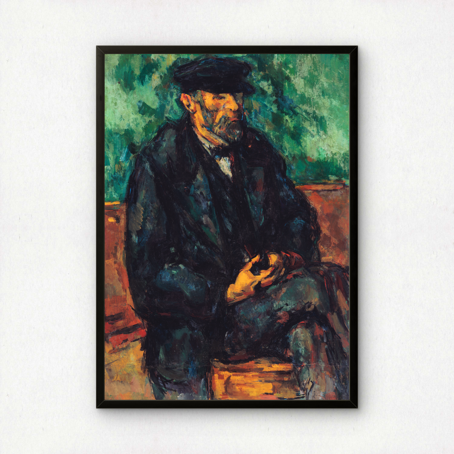 The Gardener Vallier by Paul Cezanne Print | Premium Giclee Art Print | Post-Impressionist Wall Art | Museum Quality Reproduction | Fine Art Print