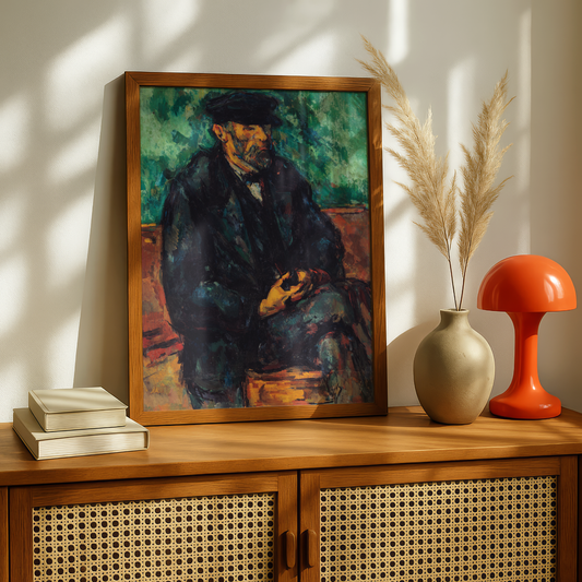 The Gardener Vallier by Paul Cezanne Print | Premium Giclee Art Print | Post-Impressionist Wall Art | Museum Quality Reproduction | Fine Art Print