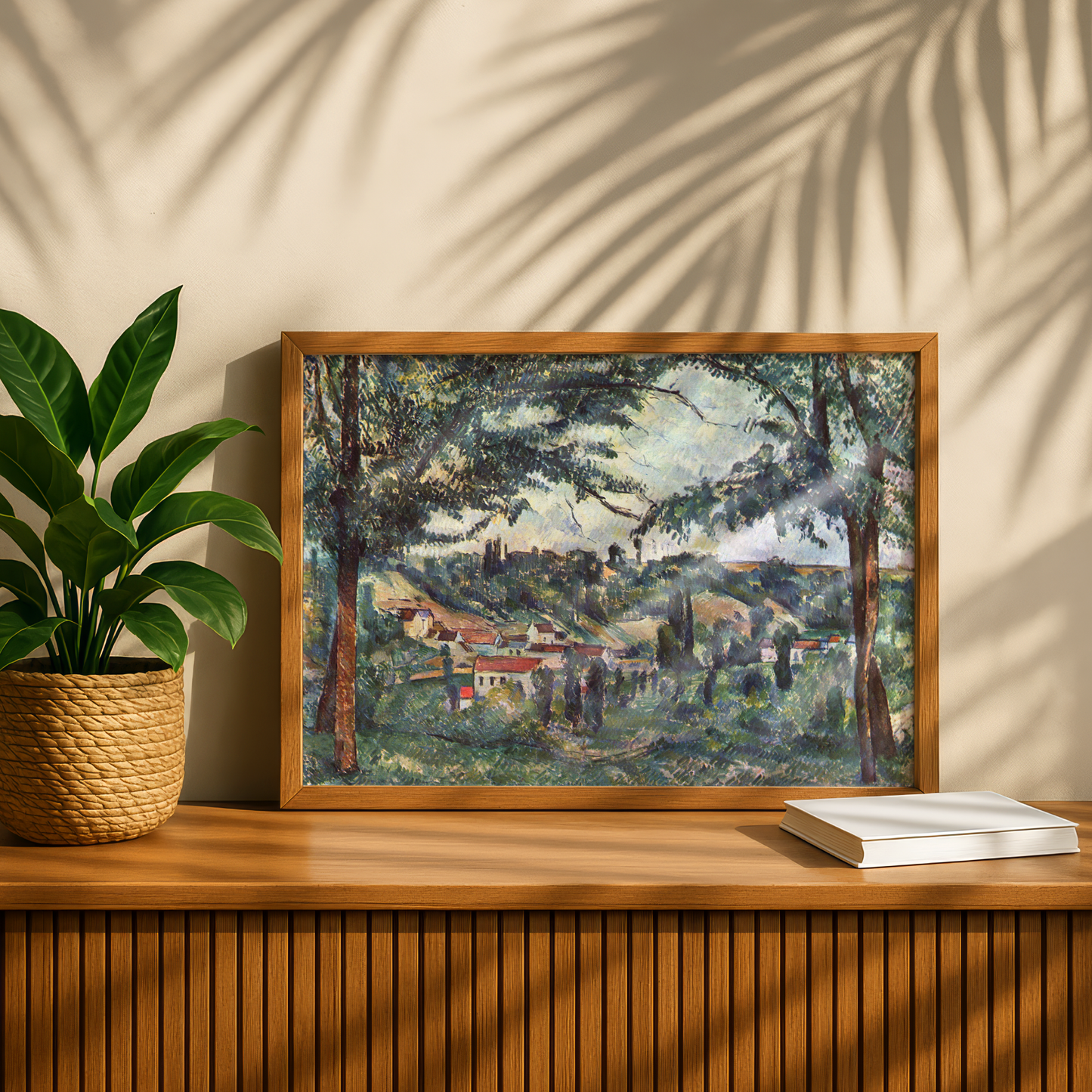 The Hameau des Pâtis by Paul Cezanne Print | Premium Giclee Art Print | Post-Impressionist Wall Art | Museum Quality Reproduction | Fine Art Print