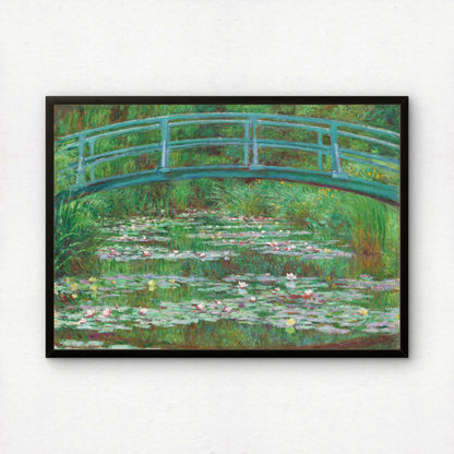 Monet The Japanese Footbridge Art Print | Giclee Fine Art Reproduction | Impressionist Wall Decor