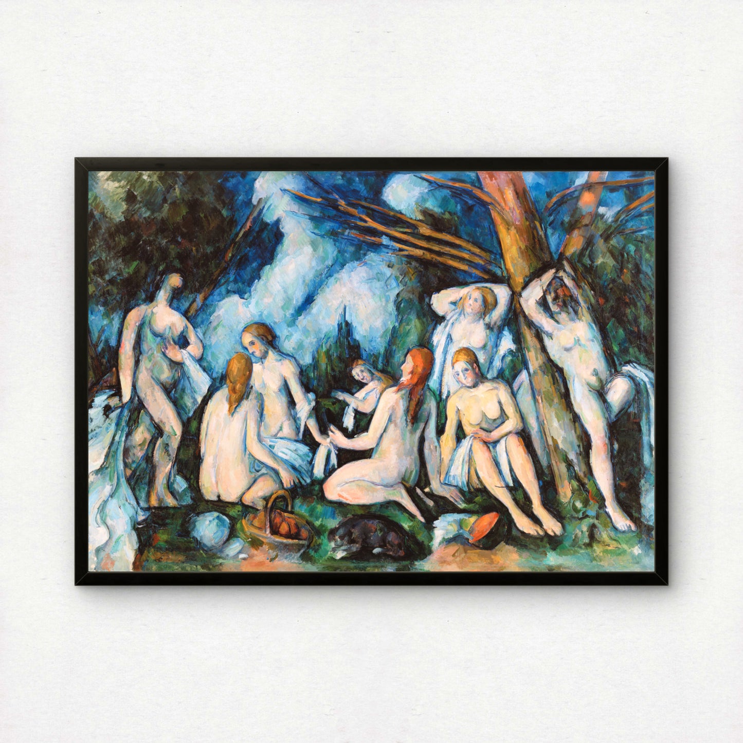 The Large Bathers by Paul Cezanne Print | Premium Giclee Art Print | Post-Impressionist Wall Art | Museum Quality Reproduction | Fine Art Print